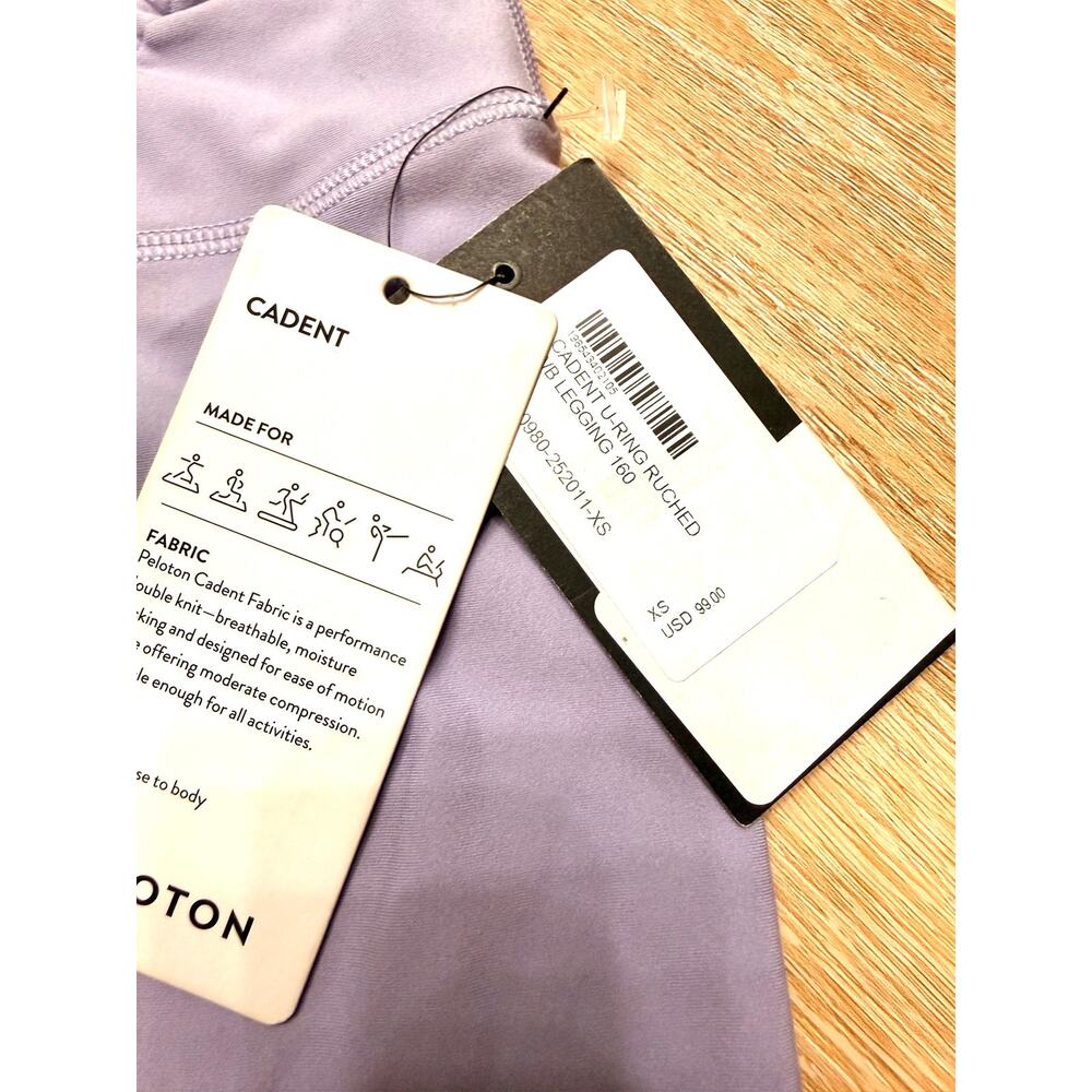 Peloton Light Purple Workout Leggings - Picture 4 of 6